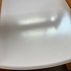 ニトリ　キッズチェア　ラベンダー色の画像
