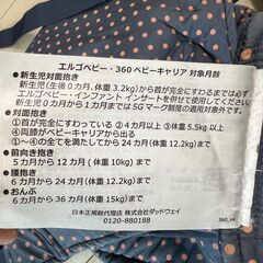 エルゴ 抱っこ紐  360 対面抱き、おんぶ、腰抱き、そして前向き抱きの4通りの画像