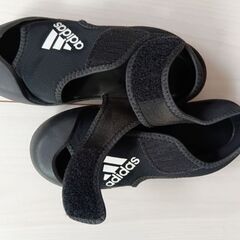 adidas AltaVenture C☆黒☆20cm☆サンダルの画像
