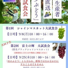 『希少ぶどう』の大試食会🍇