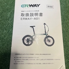 電動折り畳み自転車 ERWAY A01 オプション付きの画像