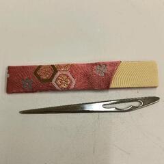 0826-027 茶道具菓子切楊枝2本、手鏡セットの画像