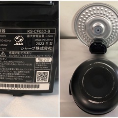 名）261.シャープ ジャー炊飯器 KS-CF05D-Bの画像