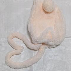帽子　ベビー　くま　ピンクの画像
