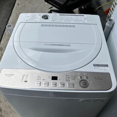 2024年製！！シャープ 全自動電気洗濯機 洗濯機 6.0㎏ ES-GE6H‐Nの画像