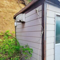 3坪 ユニットハウス 事務所 倉庫 物置 備品 コンテナハウス 仮設住宅 中古 現状品の画像
