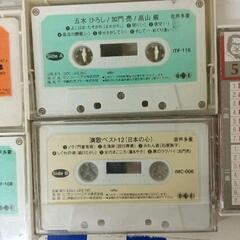 0826-029 昭和　演歌カセットテープ７点セットの画像