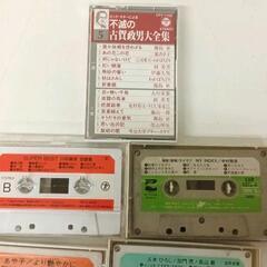 0826-029 昭和　演歌カセットテープ７点セットの画像