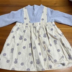 petit main 80サイズワンピースの画像