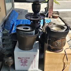 真鍮　銅　約100kg 置物　火鉢　輸出　まとめて売り　薄端　五重塔の画像