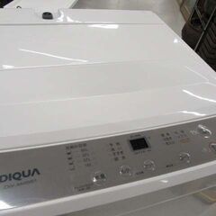 高年式 DIQUA 全自動洗濯機 5.5kg 2024年製 DW-AM551 ホワイト 白 上開き 家電 一人暮らし 苫小牧西店の画像