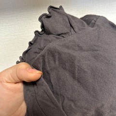 80サイズ　ブラウンノースリーブの画像