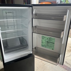 ２０２４年製　東芝　冷凍冷蔵庫　１５３Ｌ　２ドア　右開き　セミマットブラック　静音設計　省エネ　ＬＥＤ　耐熱トップテーブル　ＧＲ－Ｖ１５ＢＳの画像