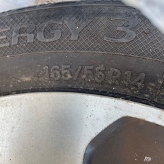 【受け渡し者決定】夏タイヤ　　165/55R14の画像