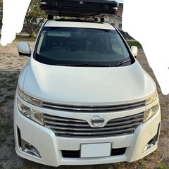 エルグランド e52 ヒッチメンバー　 ルーフテント付の画像