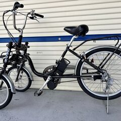リサイクル自転車(2507-07) 電動アシスト自転車(ﾕﾆﾊﾞｰｻﾙﾄﾗｲｸ) 2.5Ah F16"R22"の画像