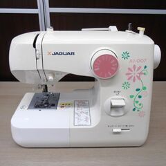 ジャガー 電子ミシン AJ-007 動作品 速度制御 水平釜 自動糸通し 家庭用 JAGUAR ホワイト 付属品付 苫小牧西店の画像