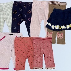サイズ80  29点　女の子　キッズ　長ズボン　半ズボン　　スカート　ワンピースの画像