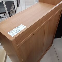 ★リユースのサカイ日立店★HJ7535  サイドボード ナチュラルブラウン H90.5×D35×W75.5 クリーニング済み の画像