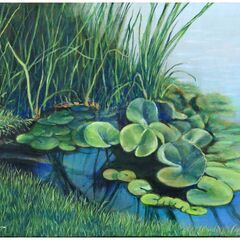 身近な秋の風景を思い切り描いてみましょう。大空絵画教室生徒募集の画像