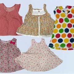 サイズ90  18点　女の子　キッズ　半袖　半ズボン　　スカート　ワンピース 服の画像