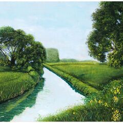 身近な秋の風景を思い切り描いてみましょう。大空絵画教室生徒募集の画像