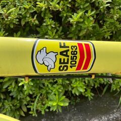 折りたたみ自転車　No.418　イエロー　20インチ　ミニベロ　【リサイクルショップどりーむ天保山店】の画像