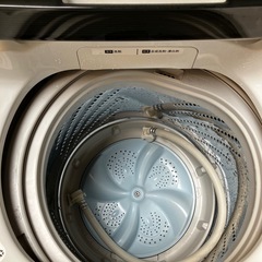 ロ2508-723 Hisense 全自動電気洗濯機 5.5kg 2019年製 動作確認済み 中古の画像