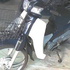 HONDA スーパーカブ50-2 紺 エンジン始動確認 自賠責保険で乗れます 半額配送キャンペーン 現状渡し諸経費￥0- 横浜 P-Yardの画像