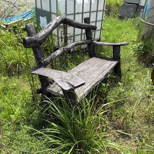 手作り流木椅子