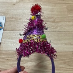 ハッピーバースデー　カチューシャ　被り物の画像