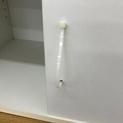 【リユ-スのサカイ広島石内店】ジモティ割/２枚扉食器棚/クリ-ニング済み/HG-6962/広島市　家具　佐伯区　家具　南区　家具　西区　家具　東区　家具　中区　家具　安佐南区　家具　安佐北区　家具　安芸区　家具　府中町　家具　海田町　家具　熊野町　家具　坂町　家具の画像