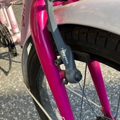 子供用自転車　20インチ　ピンク　ヨツバサイクル　ピクニックの画像
