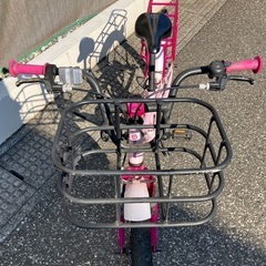 子供用自転車　20インチ　ピンク　ヨツバサイクル　ピクニックの画像
