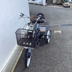 🚲春日市🚲電動3輪自転車🚲PELTECH 🚲紺色🚲電動🚲3輪🚲定価149,800円🚲TDR-163L🚲No293の画像