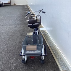 🚲春日市🚲電動3輪自転車🚲PELTECH 🚲紺色🚲電動🚲3輪🚲定価149,800円🚲TDR-163L🚲No293の画像
