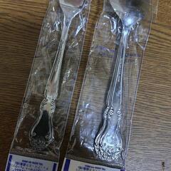 大きめスプーン&フォークセットの画像