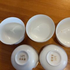 ①美品、HM 森英恵 湯のみ 5点セットの画像