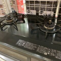🐶【中古品】リンナイ　KG35NBKL　ガスコンロ　2024年　都市ガス用　ホース付きの画像