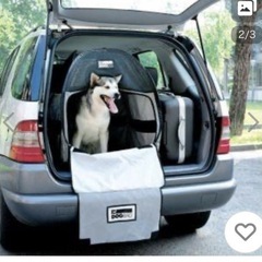 ドッグバッグ　ソフトゲージ　テント　ドライブ　大型犬用
の画像