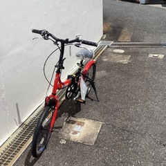 🚲春日市🚲折り畳み自転車🚲20インチ🚲赤色🚲ギア付き🚲DUCATI🚲新品🚲SDF(TDF)-206(14)🚲No311の画像