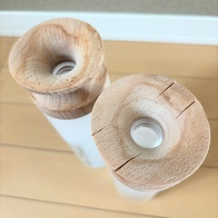 リードディフューザー メルシーユー 空き瓶 2本 コースター付きの画像