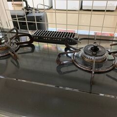 🐶【中古品】パロマ　IC-S37-R　ガスコンロ　2020年度　LPガス用　※キズ・汚れアリの画像
