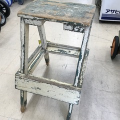 ⭐︎ドリーム2号館⭐︎ヴィンテージ 木製脚立　※現状販売になります。の画像