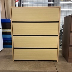 【中古家具】  ニトリ N-CLICKチェスト ノワエトレミ 8090   外形寸法:約幅790×奥行400×高さ900(mm)の画像