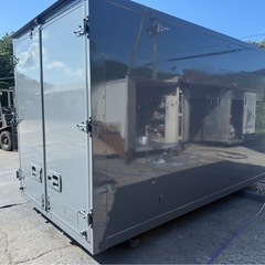 No.940 保冷バン 2t 車 アルミ 箱 バイク 倉庫 トラック コンテナ 米 保管庫 物置 DIYの画像