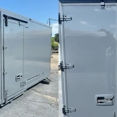 No.940 保冷バン 2t 車 アルミ 箱 バイク 倉庫 トラック コンテナ 米 保管庫 物置 DIYの画像
