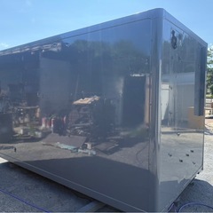 No.940 保冷バン 2t 車 アルミ 箱 バイク 倉庫 トラック コンテナ 米 保管庫 物置 DIYの画像