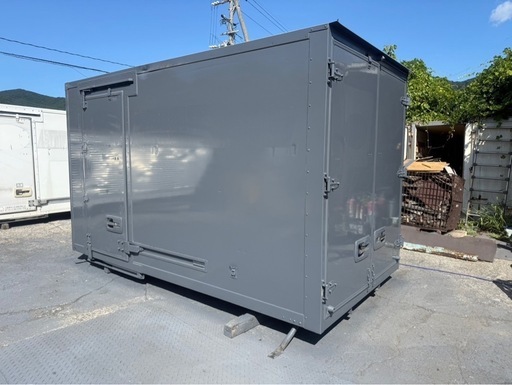 No.940 保冷バン 2t 車 アルミ 箱 バイク 倉庫 トラック コンテナ 米 保管庫 物置 DIY