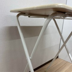 山善　折りたたみテーブルの画像